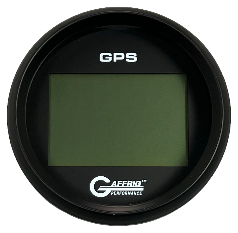#184020 3 3/8 INCH GPS DIGITAL 999 MPH BLACK SPEEDOMETER KIT Black / Step