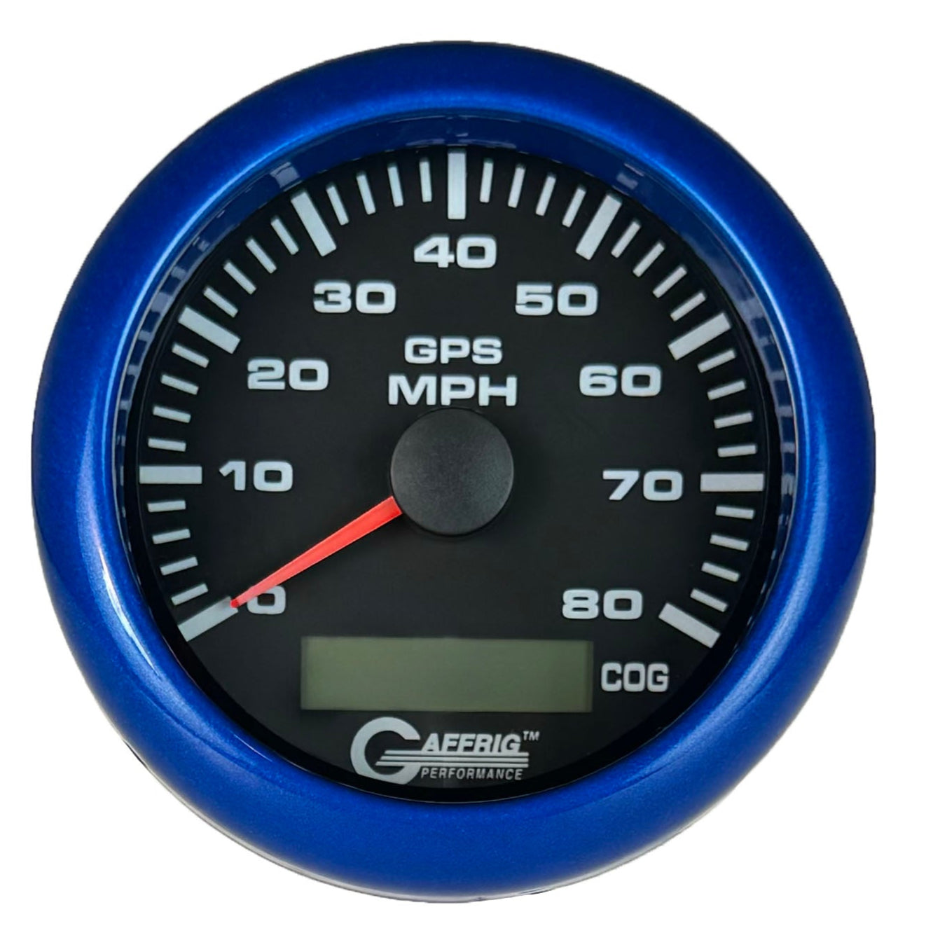 GAFFRIG PART #184022 3 3/8 INCH GPS ANALOG 80 MPH SPEEDOMETER GAUGE KIT BLACK