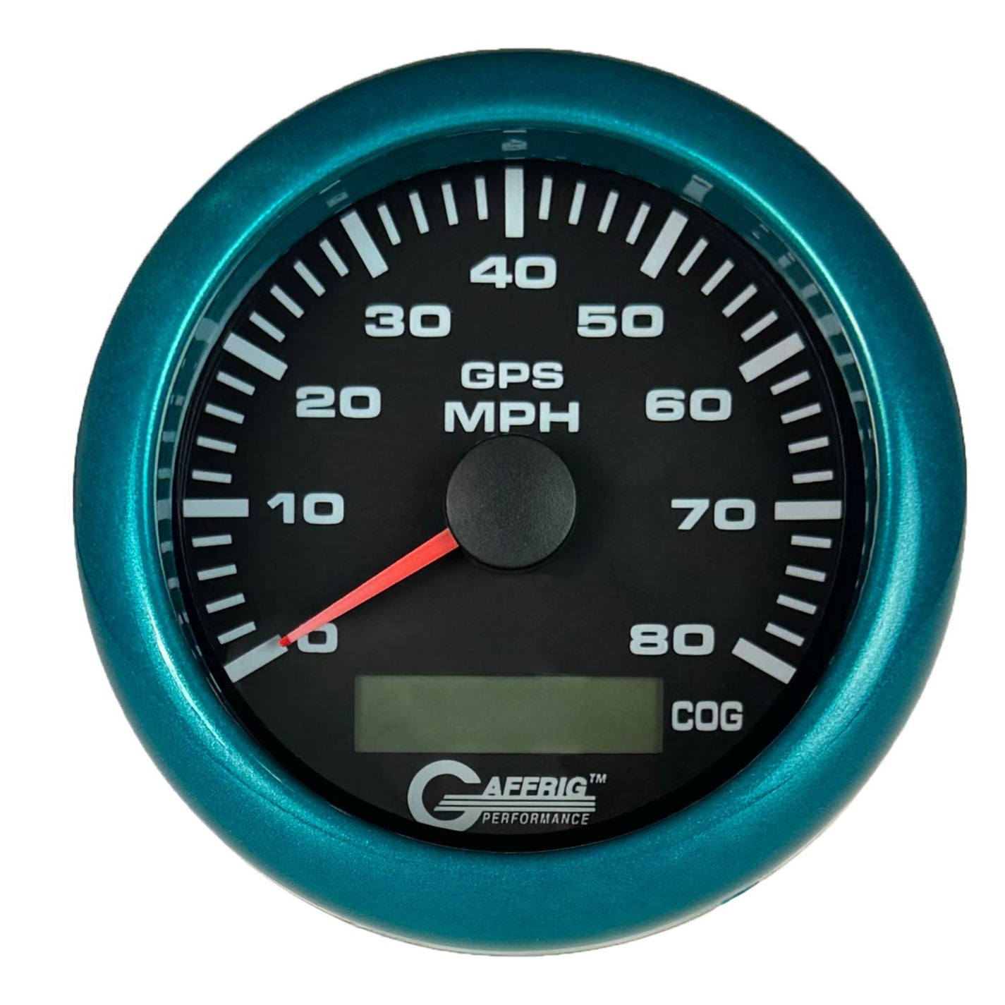 GAFFRIG PART #184022 3 3/8 INCH GPS ANALOG 80 MPH SPEEDOMETER GAUGE KIT BLACK