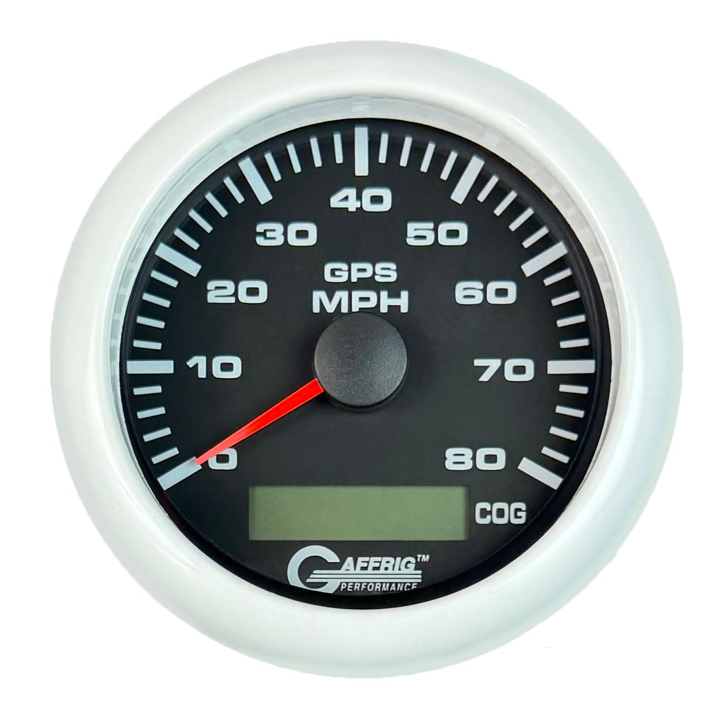 GAFFRIG PART #184022 3 3/8 INCH GPS ANALOG 80 MPH SPEEDOMETER GAUGE KIT BLACK