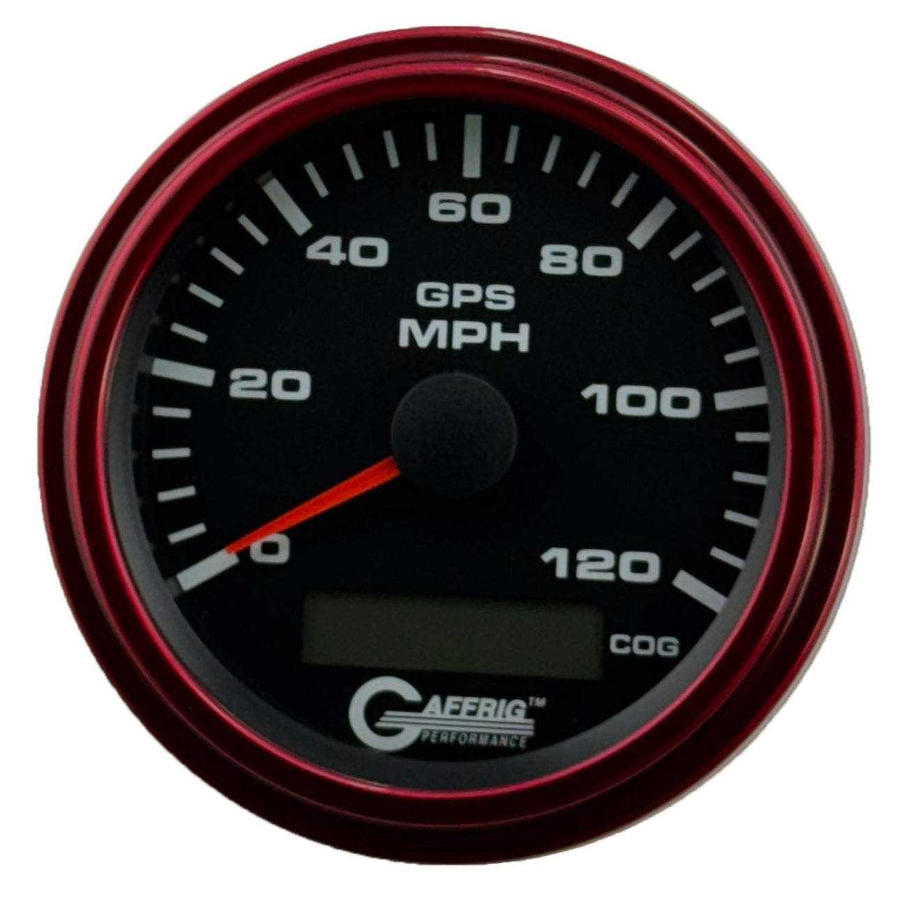 GAFFRIG PART #184024 3 3/8 INCH GPS ANALOG 120 MPH SPEEDOMETER GAUGE KIT BLACK