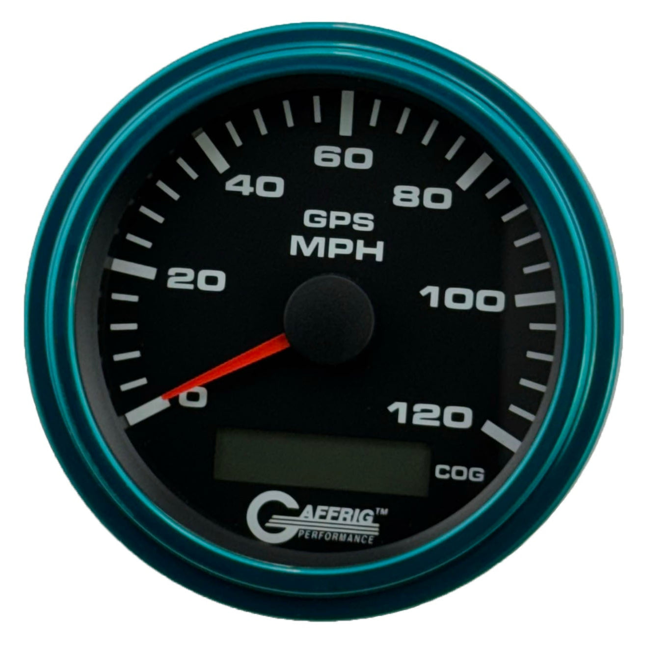 GAFFRIG PART #184024 3 3/8 INCH GPS ANALOG 120 MPH SPEEDOMETER GAUGE KIT BLACK
