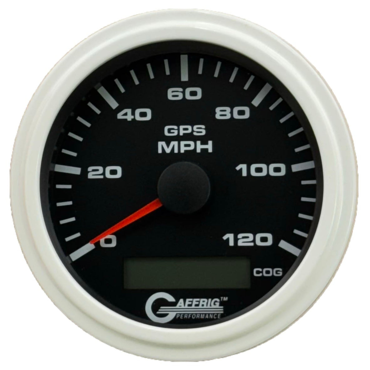 GAFFRIG PART #184024 3 3/8 INCH GPS ANALOG 120 MPH SPEEDOMETER GAUGE KIT BLACK