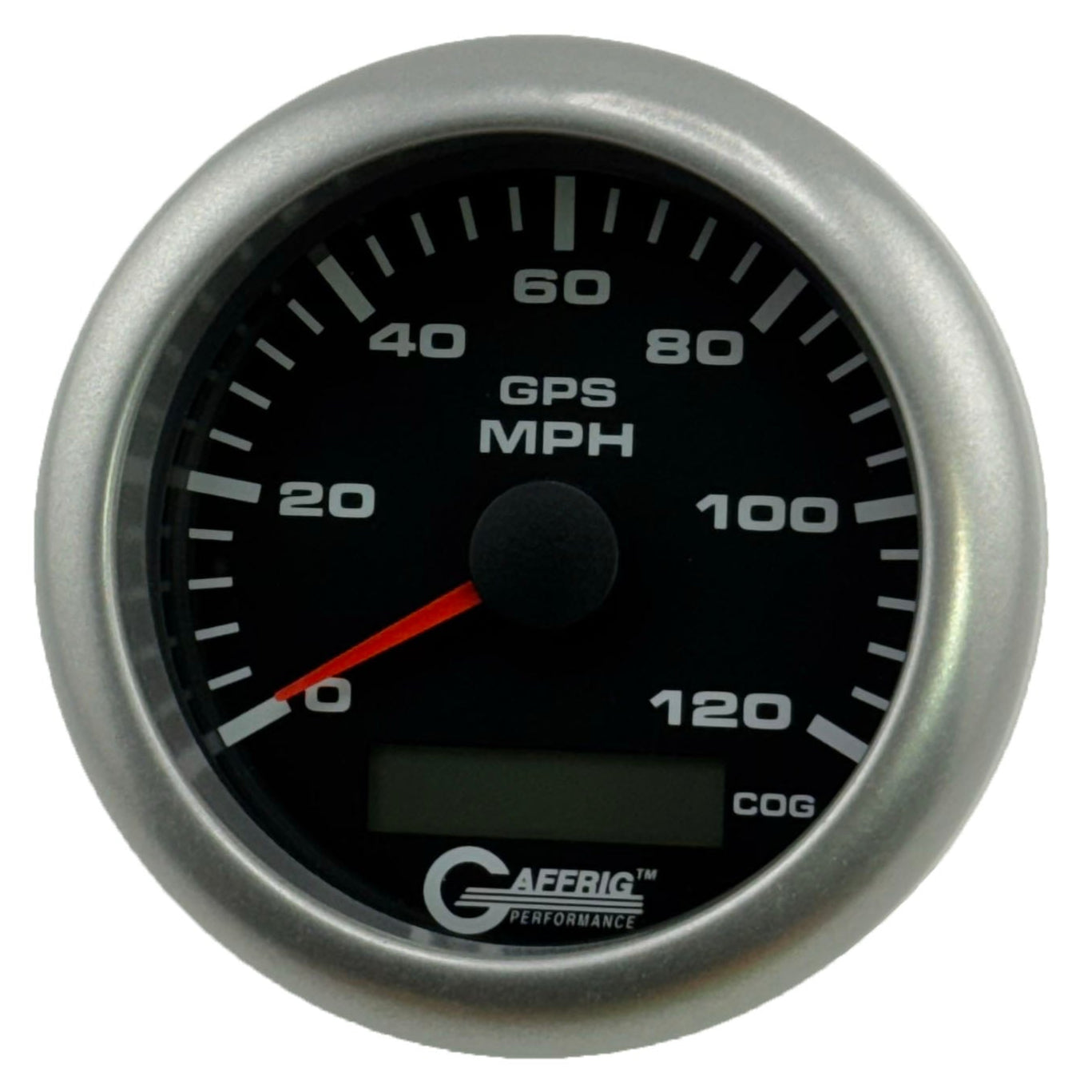 GAFFRIG PART #184024 3 3/8 INCH GPS ANALOG 120 MPH SPEEDOMETER GAUGE KIT BLACK