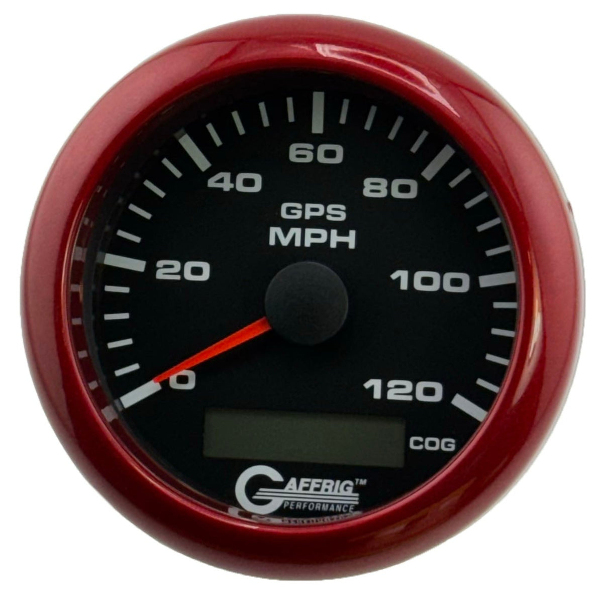 GAFFRIG PART #184024 3 3/8 INCH GPS ANALOG 120 MPH SPEEDOMETER GAUGE KIT BLACK