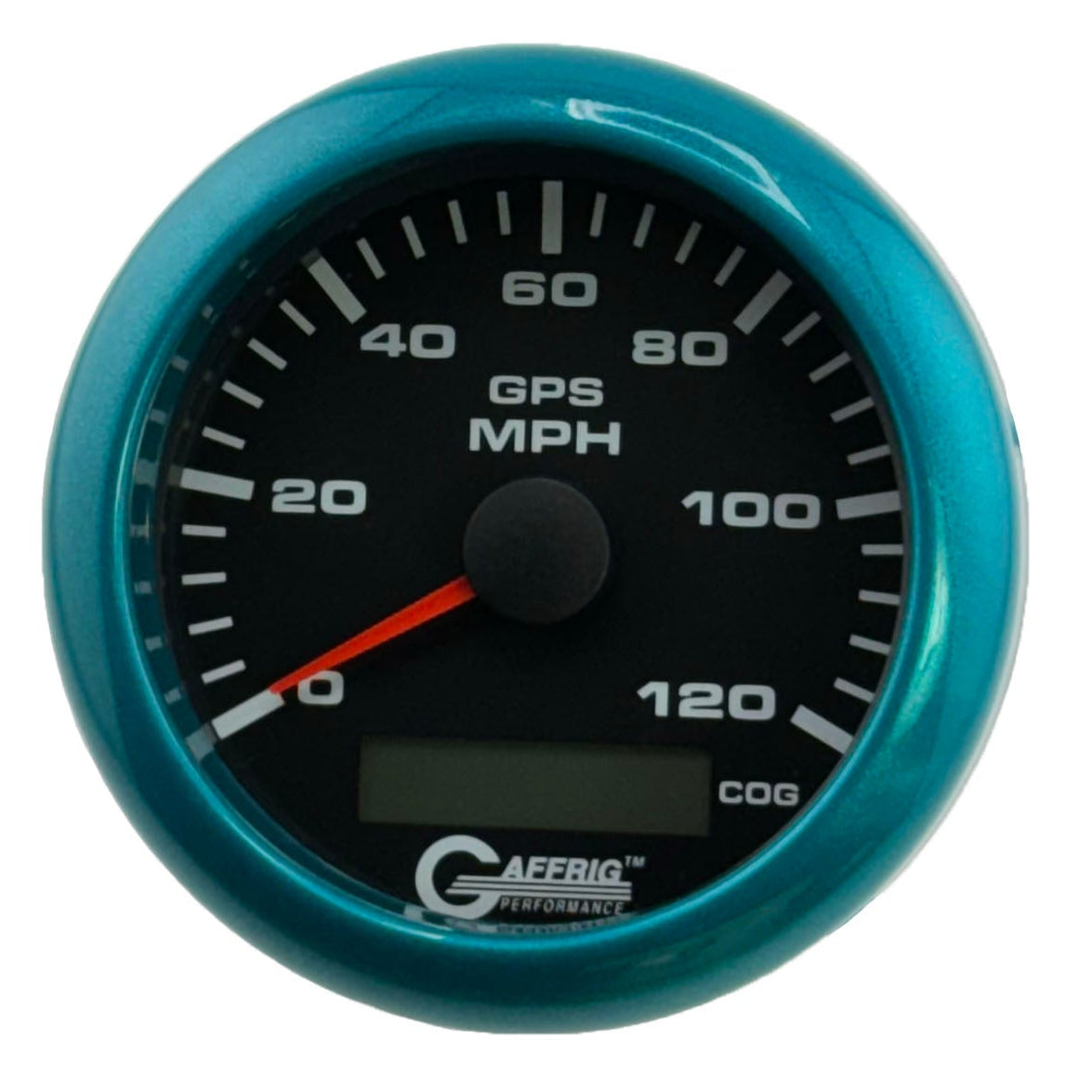 GAFFRIG PART #184024 3 3/8 INCH GPS ANALOG 120 MPH SPEEDOMETER GAUGE KIT BLACK