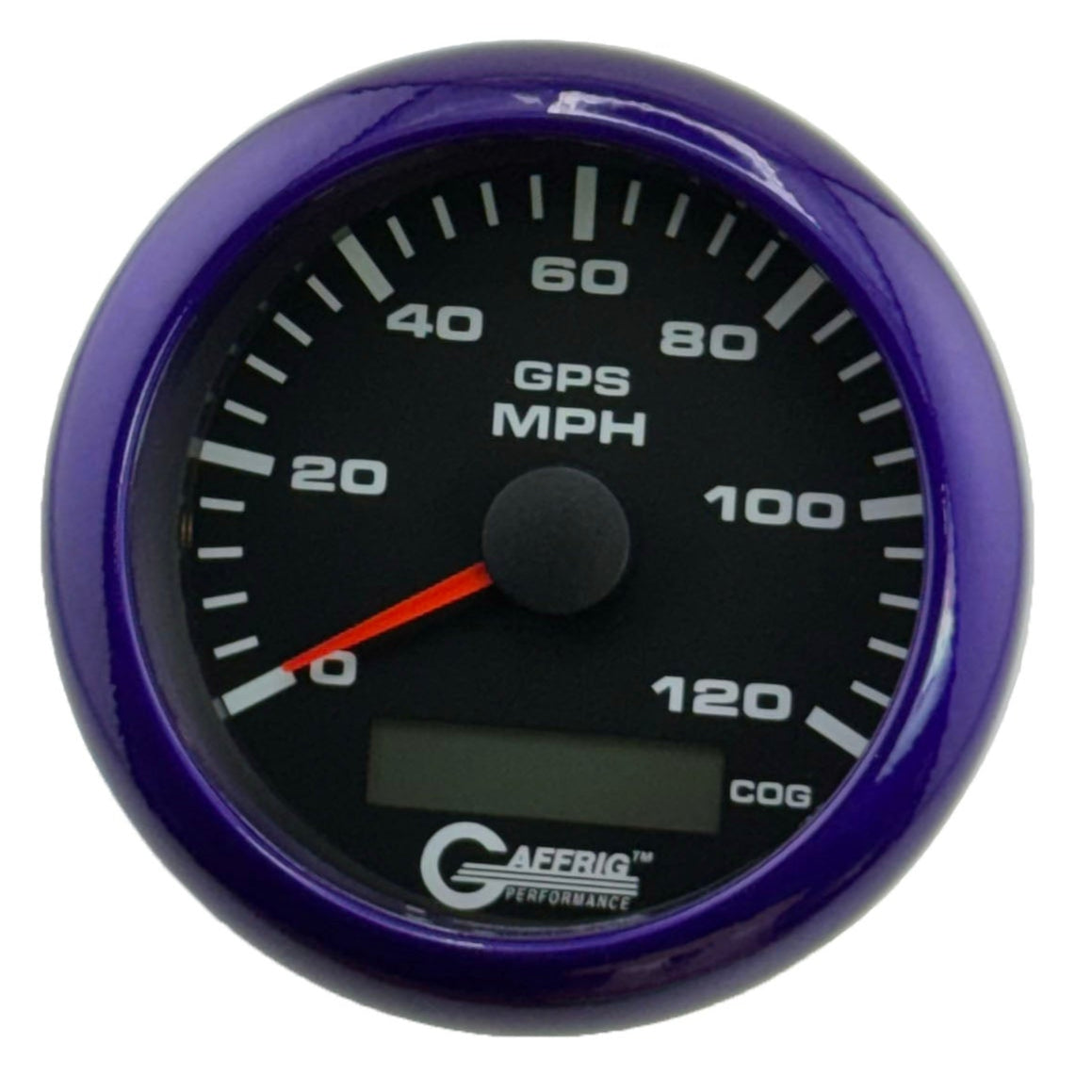 GAFFRIG PART #184024 3 3/8 INCH GPS ANALOG 120 MPH SPEEDOMETER GAUGE KIT BLACK