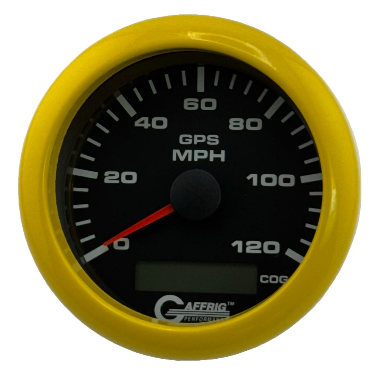 GAFFRIG PART #184024 3 3/8 INCH GPS ANALOG 120 MPH SPEEDOMETER GAUGE KIT BLACK