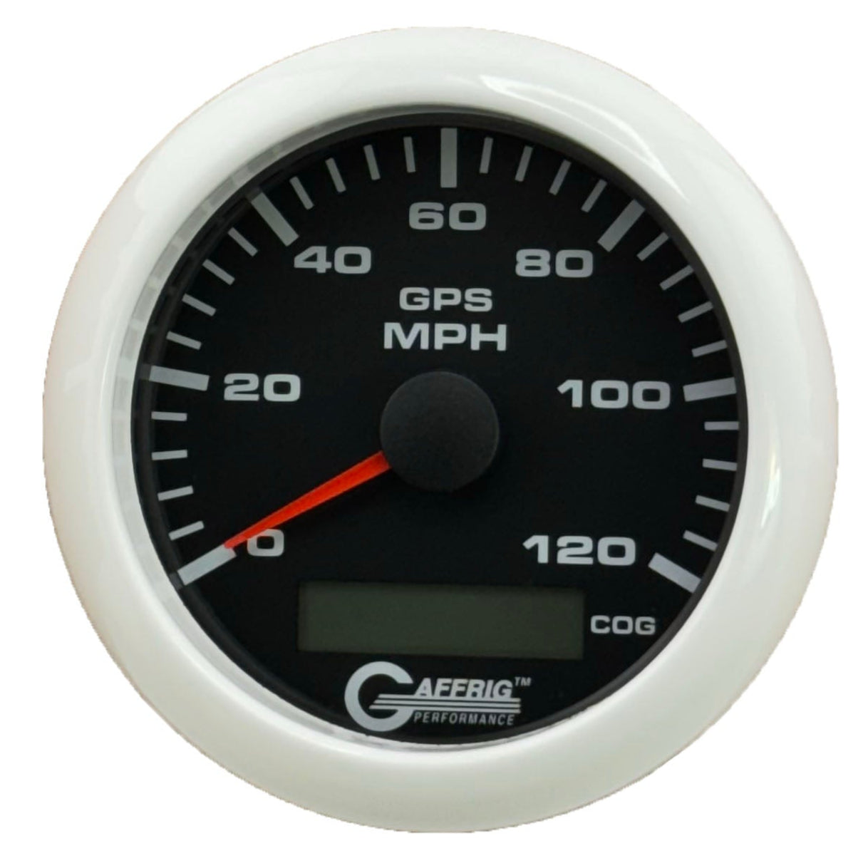 GAFFRIG PART #184024 3 3/8 INCH GPS ANALOG 120 MPH SPEEDOMETER GAUGE KIT BLACK