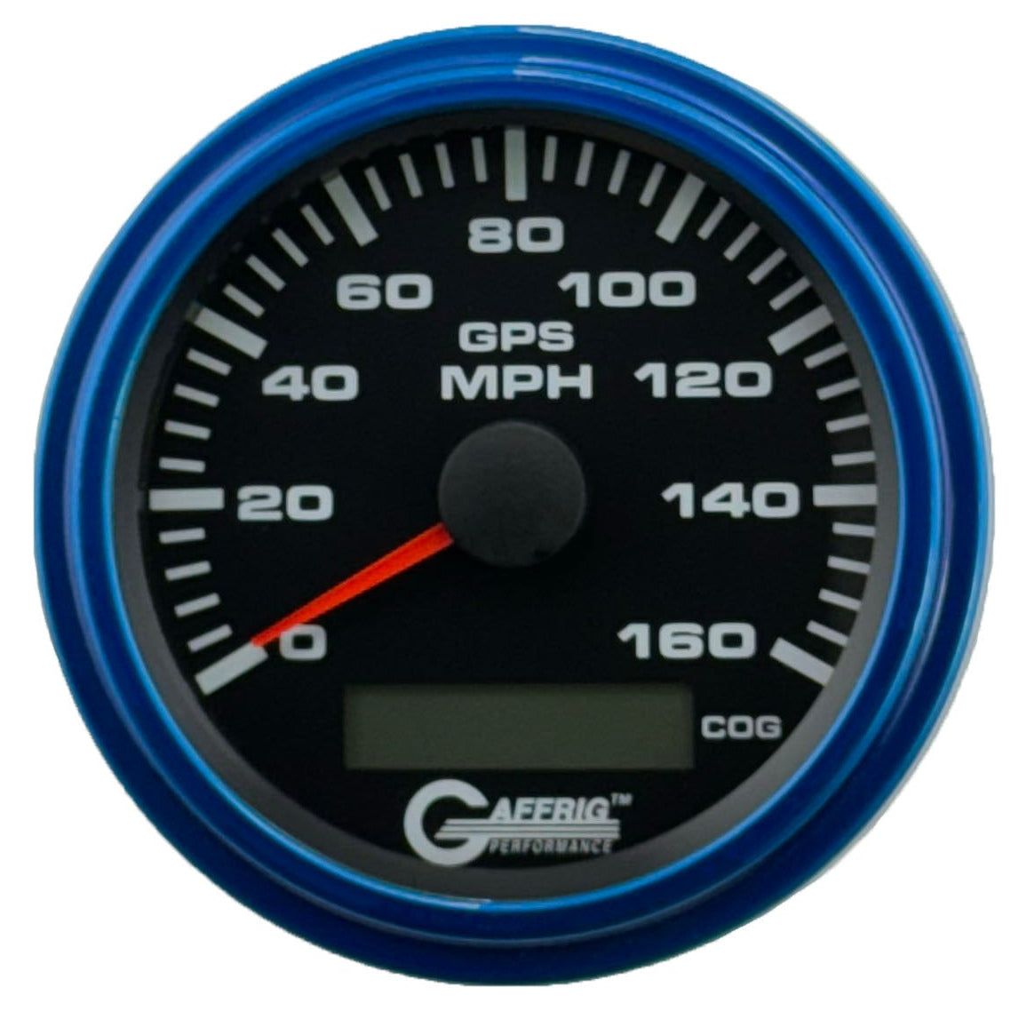 GAFFRIG PART #184027 3 3/8 INCH GPS ANALOG 160 MPH SPEEDOMETER GAUGE KIT BLACK