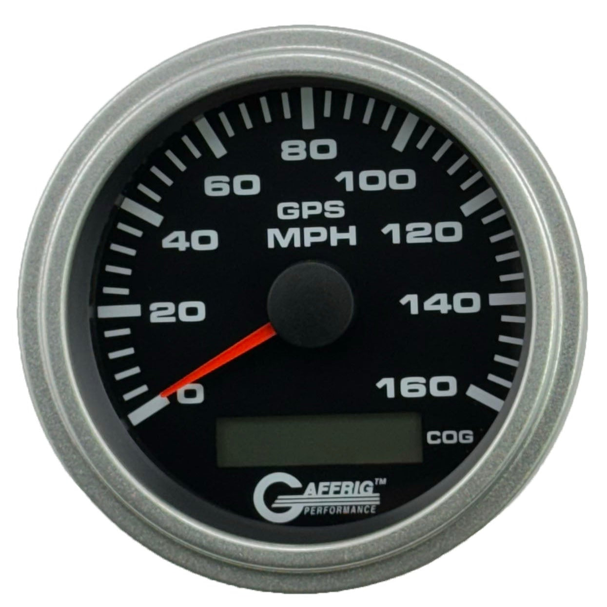 GAFFRIG PART #184027 3 3/8 INCH GPS ANALOG 160 MPH SPEEDOMETER GAUGE KIT BLACK