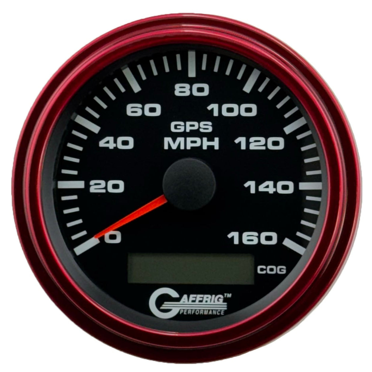 GAFFRIG PART #184027 3 3/8 INCH GPS ANALOG 160 MPH SPEEDOMETER GAUGE KIT BLACK