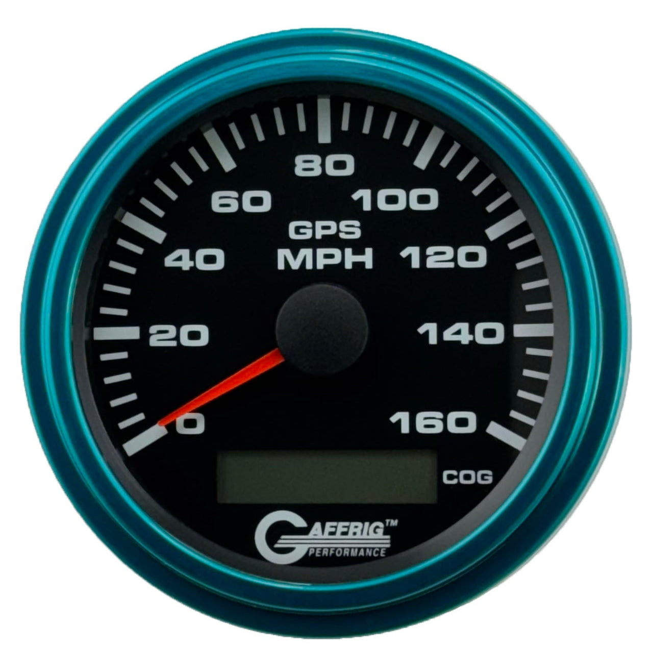 GAFFRIG PART #184027 3 3/8 INCH GPS ANALOG 160 MPH SPEEDOMETER GAUGE KIT BLACK