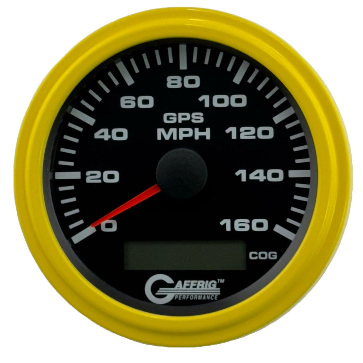 GAFFRIG PART #184027 3 3/8 INCH GPS ANALOG 160 MPH SPEEDOMETER GAUGE KIT BLACK
