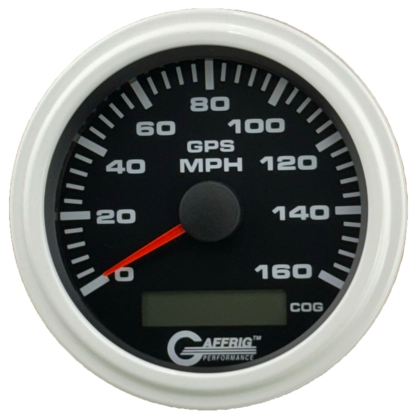 GAFFRIG PART #184027 3 3/8 INCH GPS ANALOG 160 MPH SPEEDOMETER GAUGE KIT BLACK