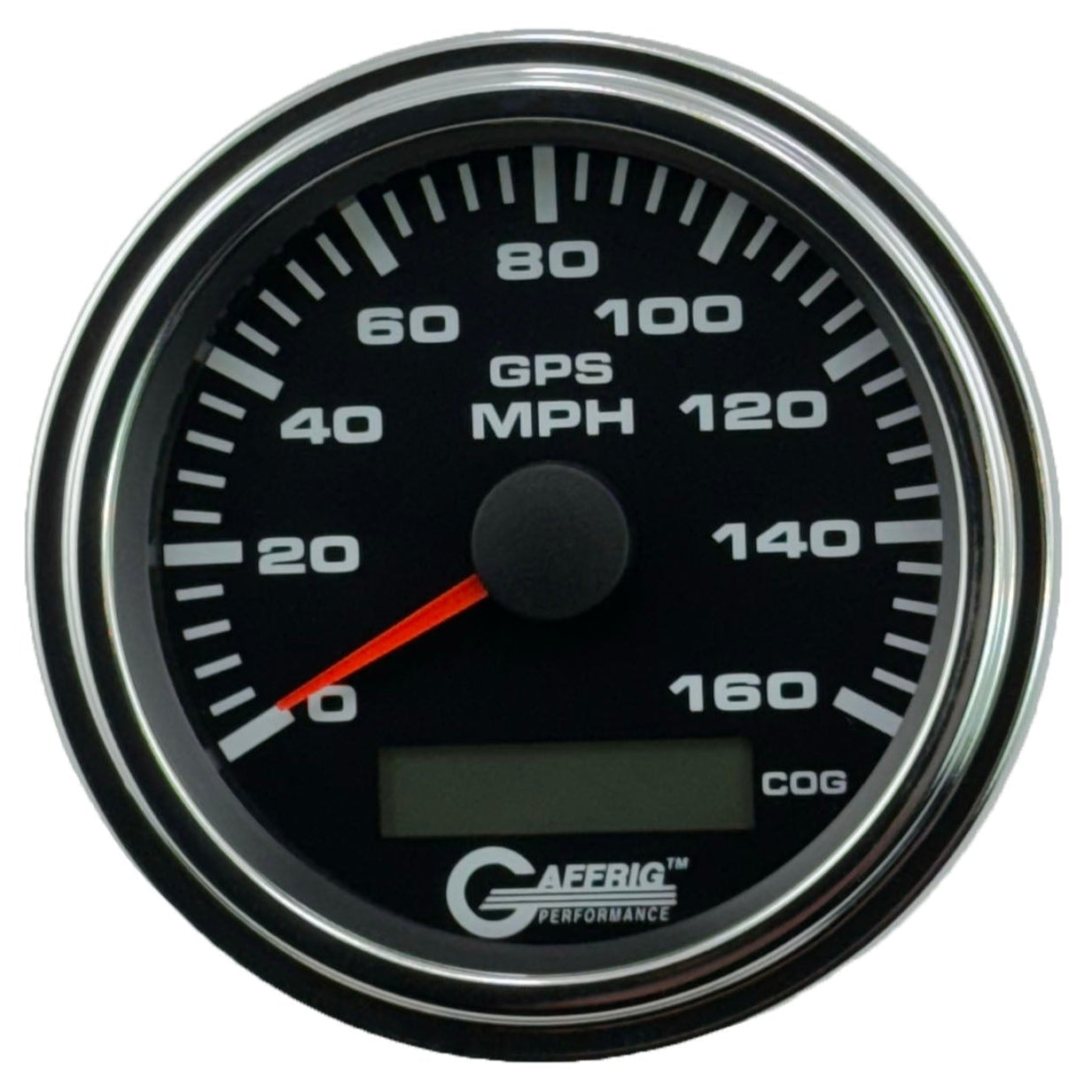 GAFFRIG PART #184027 3 3/8 INCH GPS ANALOG 160 MPH SPEEDOMETER GAUGE KIT BLACK