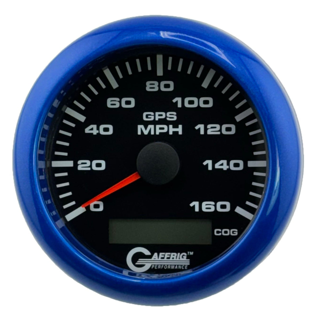 GAFFRIG PART #184027 3 3/8 INCH GPS ANALOG 160 MPH SPEEDOMETER GAUGE KIT BLACK