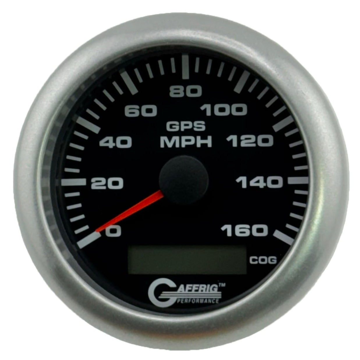 GAFFRIG PART #184027 3 3/8 INCH GPS ANALOG 160 MPH SPEEDOMETER GAUGE KIT BLACK