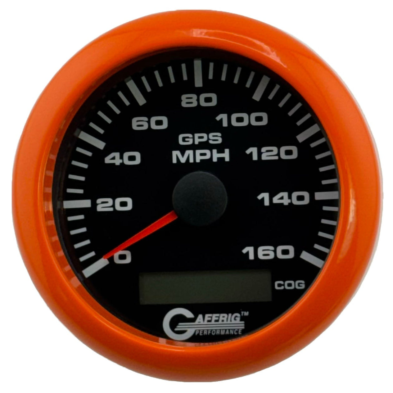 GAFFRIG PART #184027 3 3/8 INCH GPS ANALOG 160 MPH SPEEDOMETER GAUGE KIT BLACK