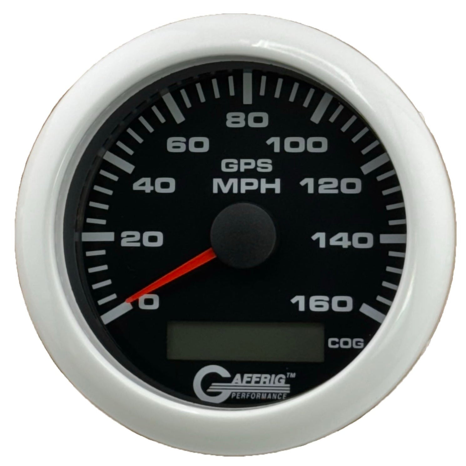 GAFFRIG PART #184027 3 3/8 INCH GPS ANALOG 160 MPH SPEEDOMETER GAUGE KIT BLACK