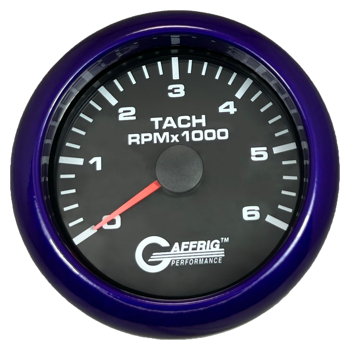 #184252 3 3/8 INCH ELECTRIC TACHOMETER 0-6000 RPM BLACK Purple / Step