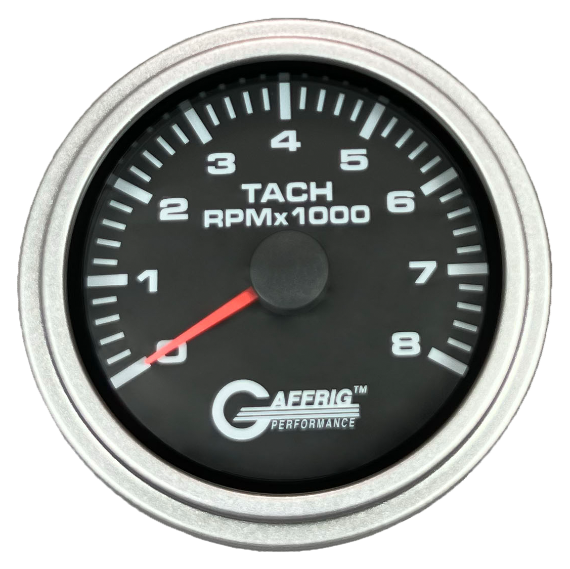 #184254 3 3/8 INCH ELECTRIC TACHOMETER 0-8000 RPM BLACK Platinum / Step