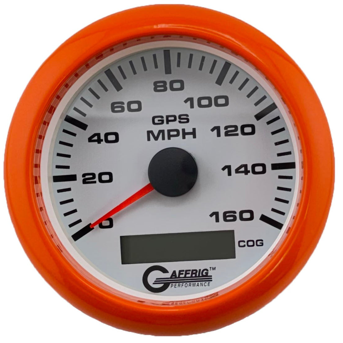 GAFFRIG PART #184516 3 3/8 INCH GPS ANALOG 160 MPH SPEEDOMETER GAUGE KIT WHITE