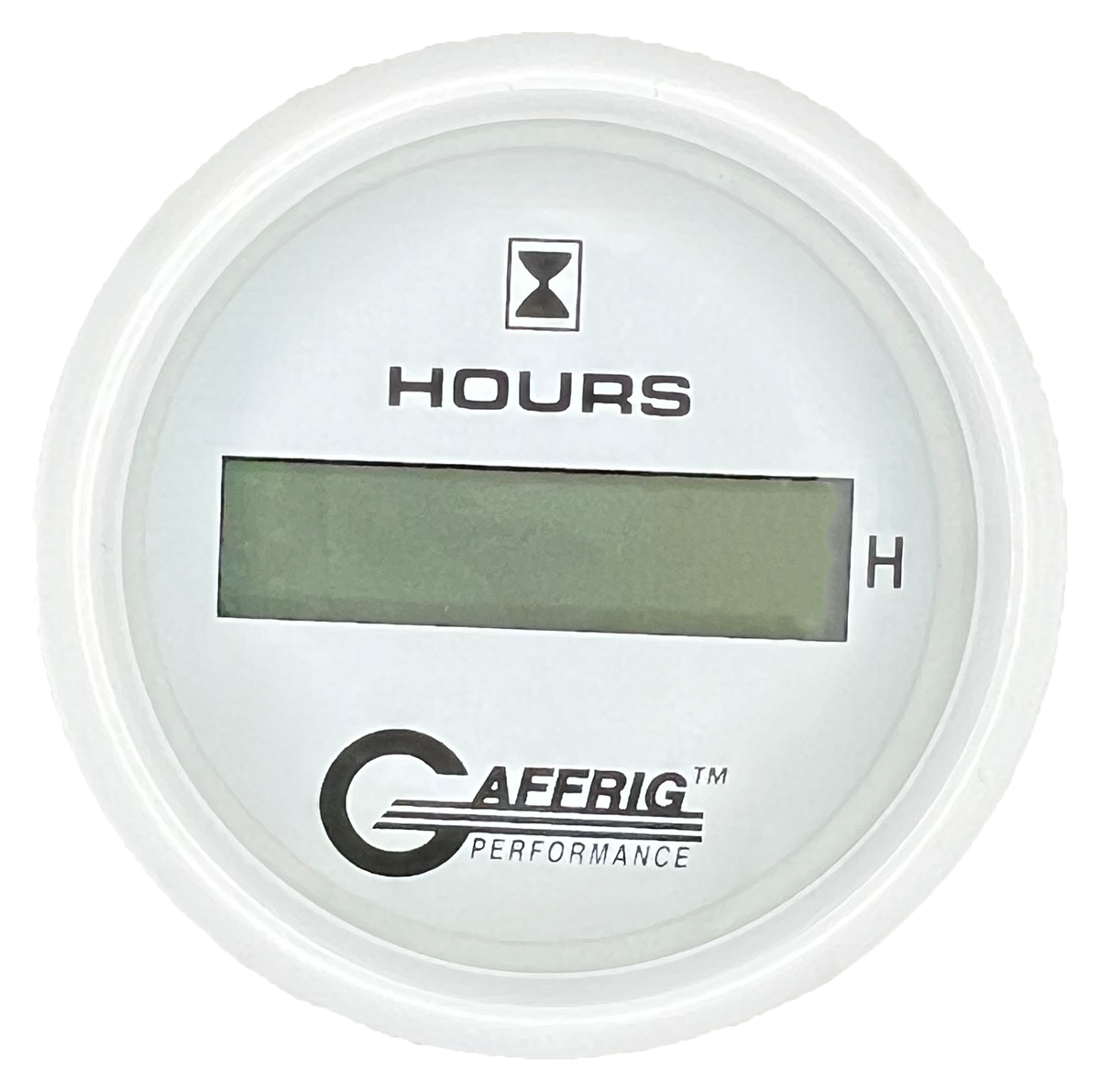 #195510 2 INCH ELECTRIC ENGINE HOUR METER White Blue / Step