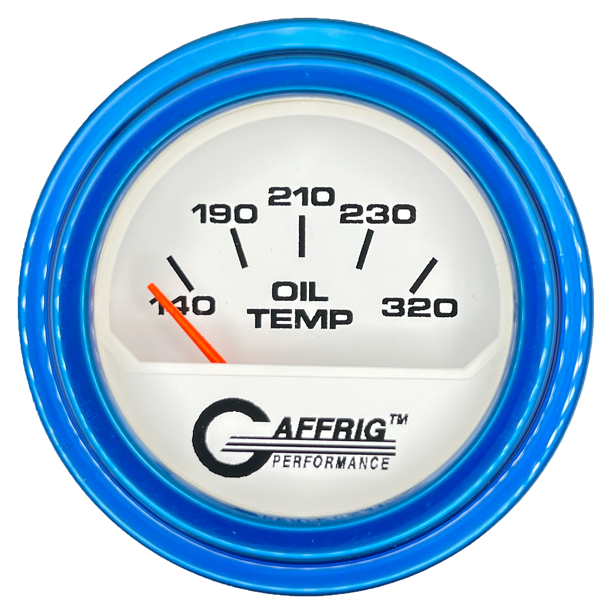 #195520 2 INCH ELECTRIC OIL TEMP. 100-320 F White Blue / Step