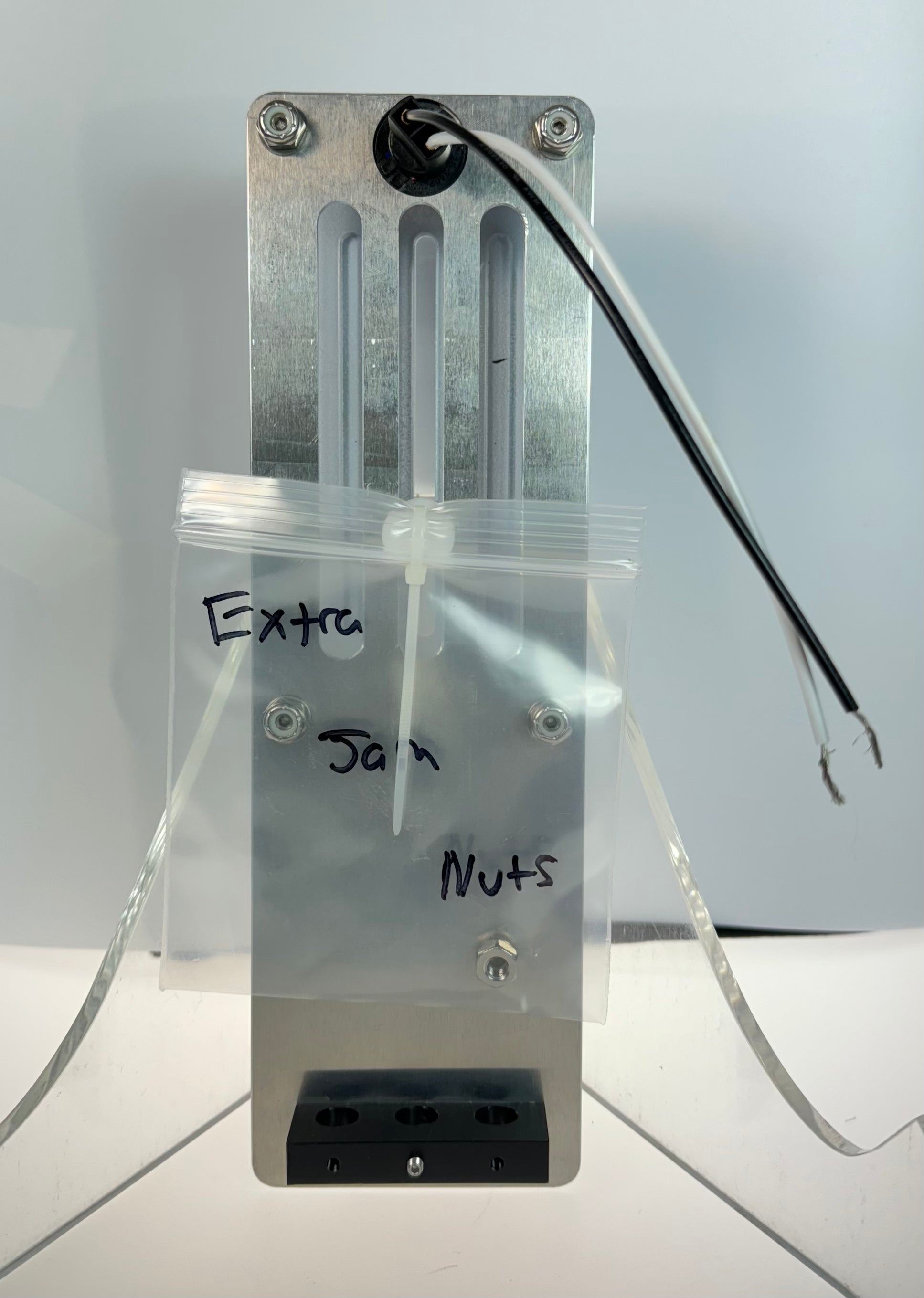 GAFFRIG PART #200 MECHANICAL INDICATOR, 1 DRIVE, MERCURY-CARD - WHITE DIAL BLUE