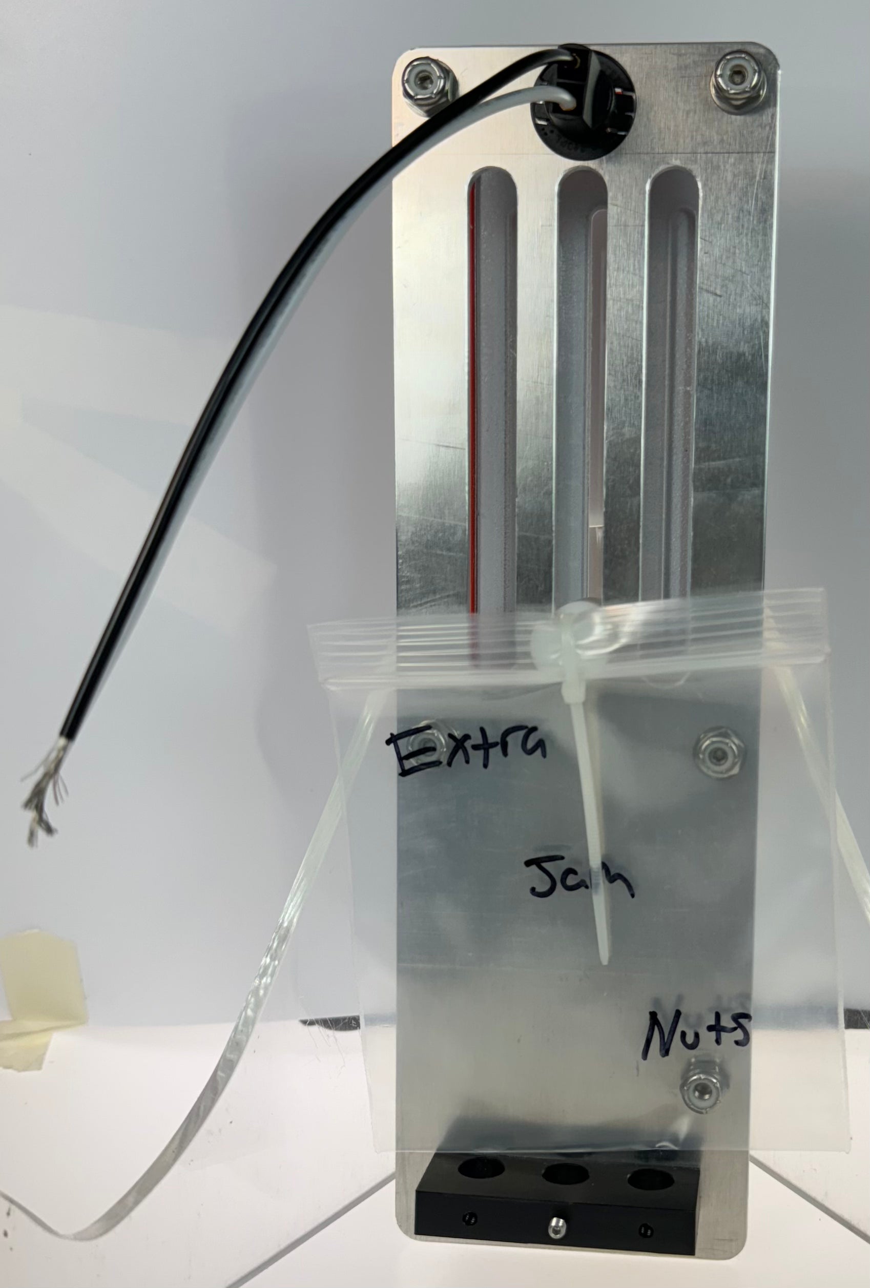 GAFFRIG PART #200 MECHANICAL INDICATOR, 1 DRIVE, MERCURY-CARD - WHITE DIAL ORANGE