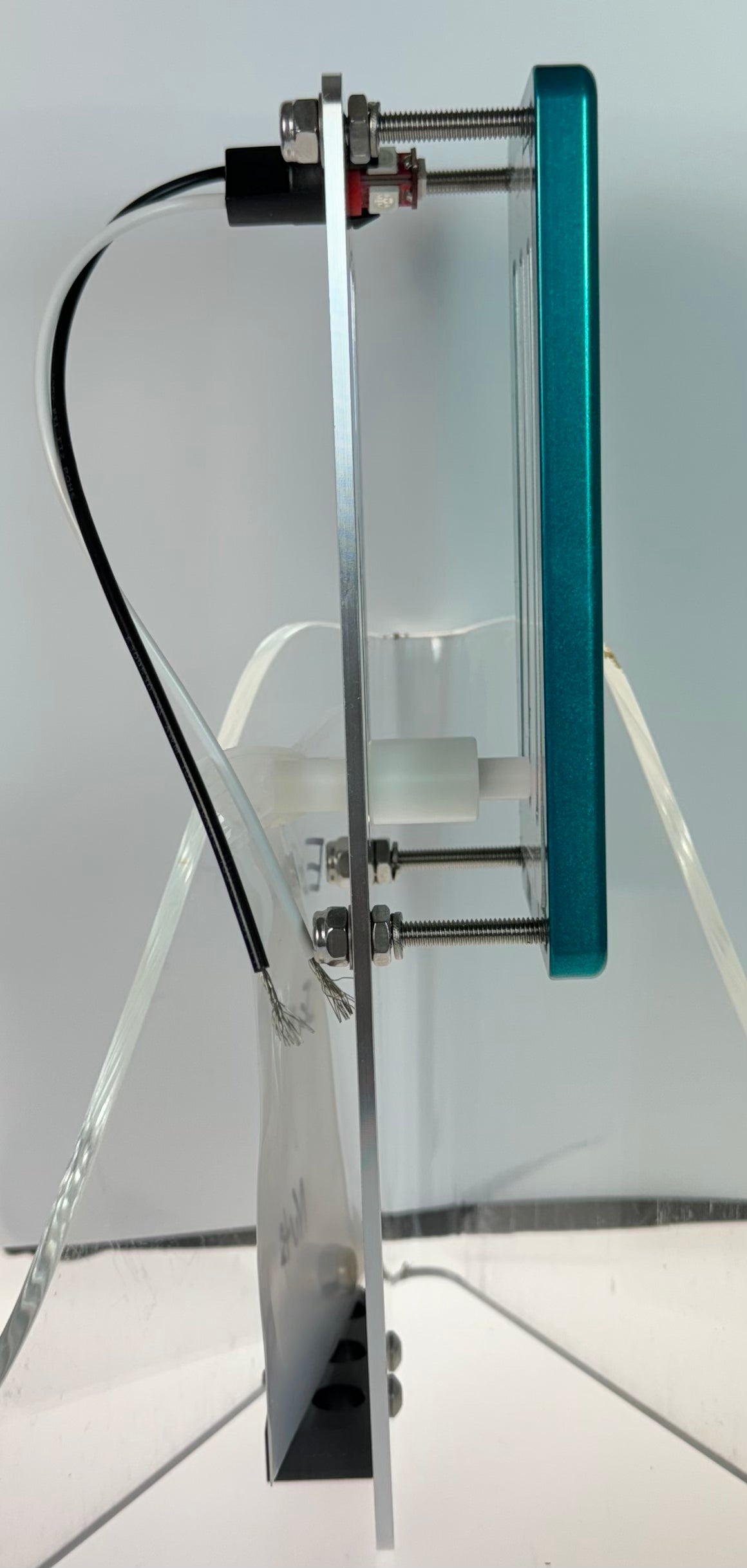 GAFFRIG PART #200 MECHANICAL INDICATOR, 1 DRIVE, MERCURY-CARD - WHITE DIAL TEAL