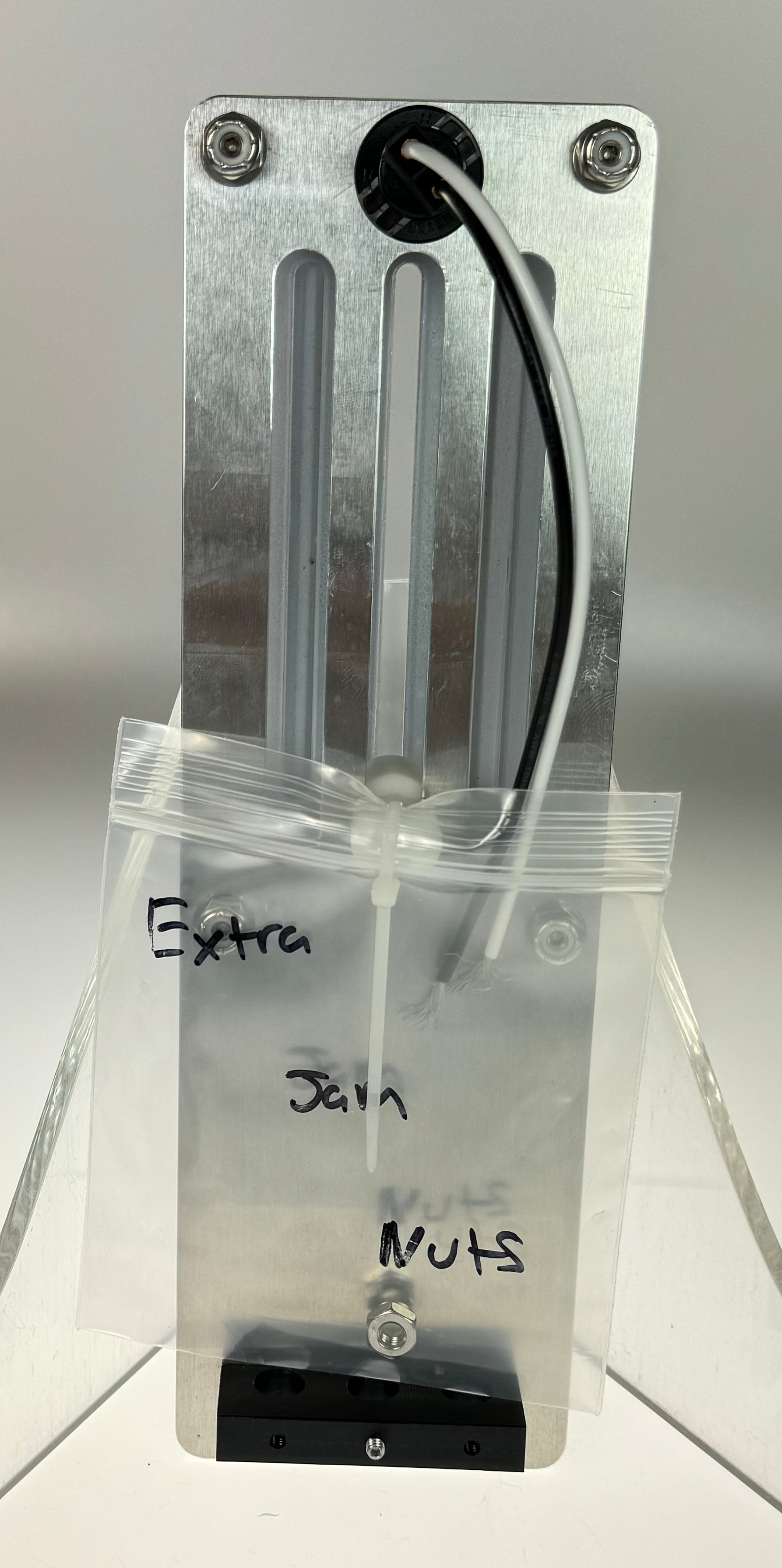 GAFFRIG PART #200 MECHANICAL INDICATOR, 1 DRIVE, MERCURY-CARD - WHITE DIAL WHITE