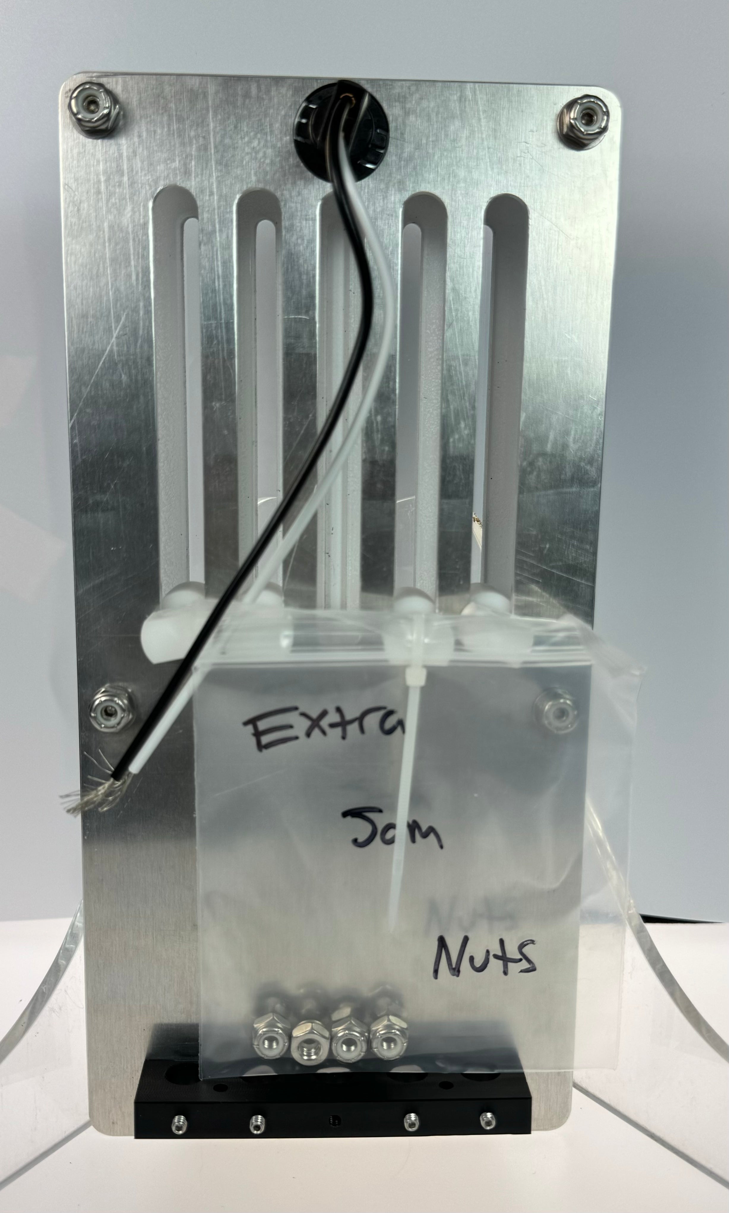 GAFFRIG PART #205 MECHANICAL INDICATOR, 2 DRIVES/2 TABS, MERCURY- CARD - WHITE DIAL BLUE