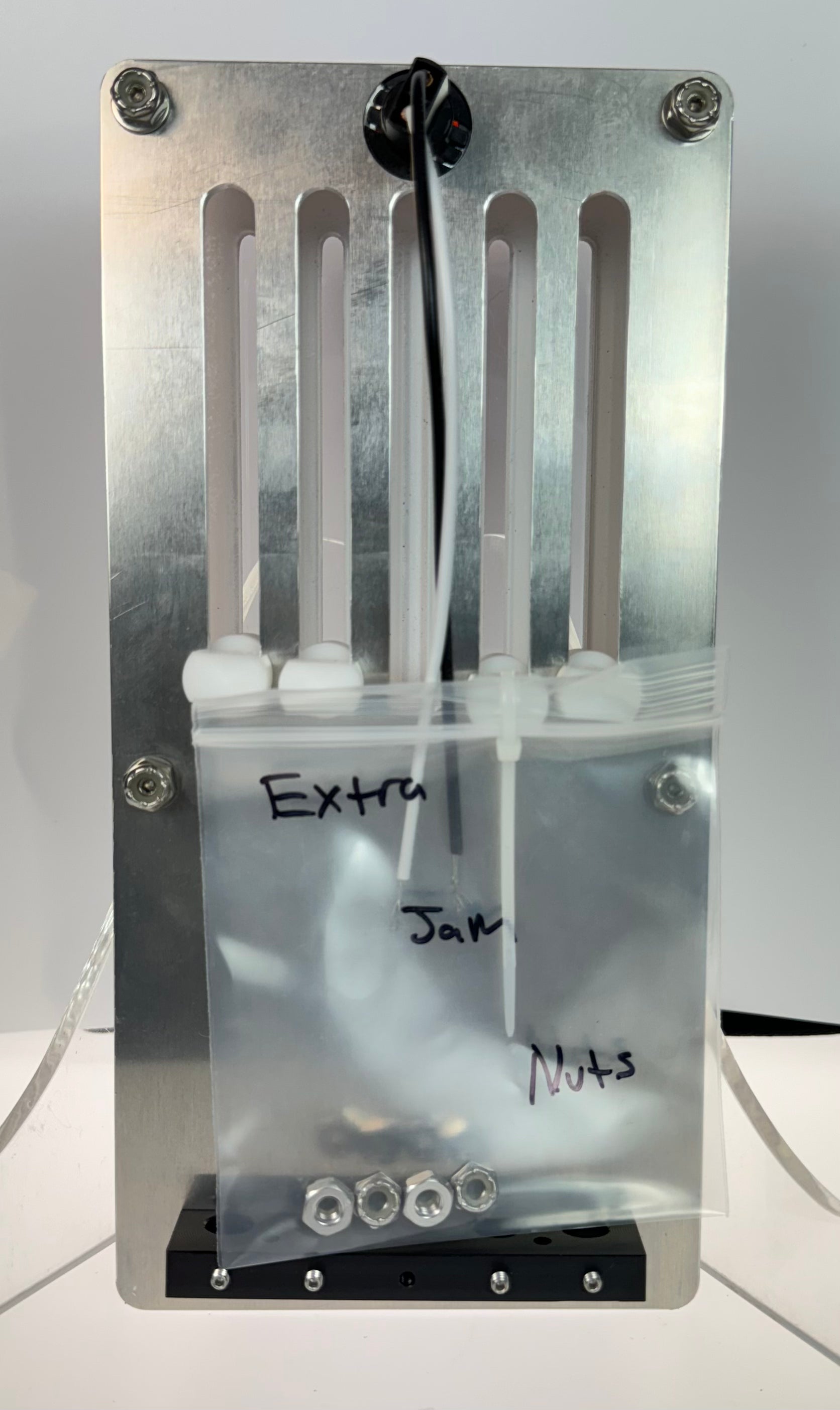 GAFFRIG PART #205 MECHANICAL INDICATOR, 2 DRIVES/2 TABS, MERCURY- CARD - WHITE DIAL ORANGE