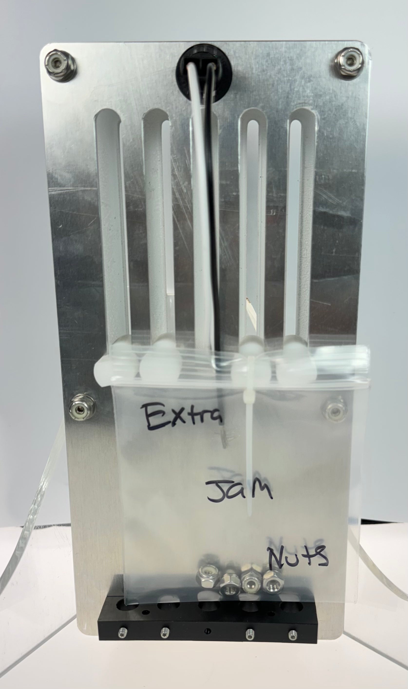 GAFFRIG PART #205 MECHANICAL INDICATOR, 2 DRIVES/2 TABS, MERCURY- CARD - WHITE DIAL TEAL