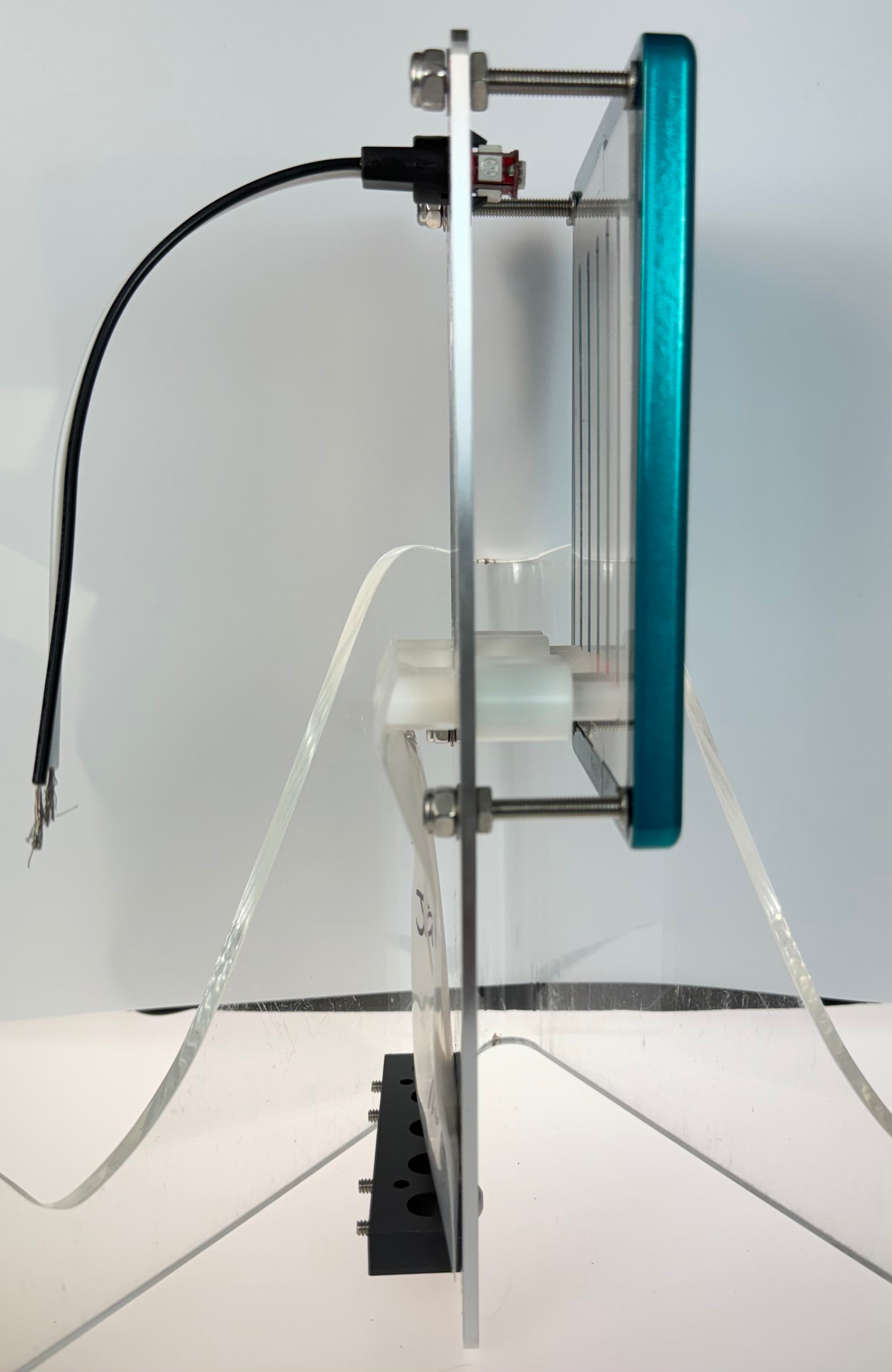 GAFFRIG PART #205 MECHANICAL INDICATOR, 2 DRIVES/2 TABS, MERCURY- CARD - WHITE DIAL TEAL