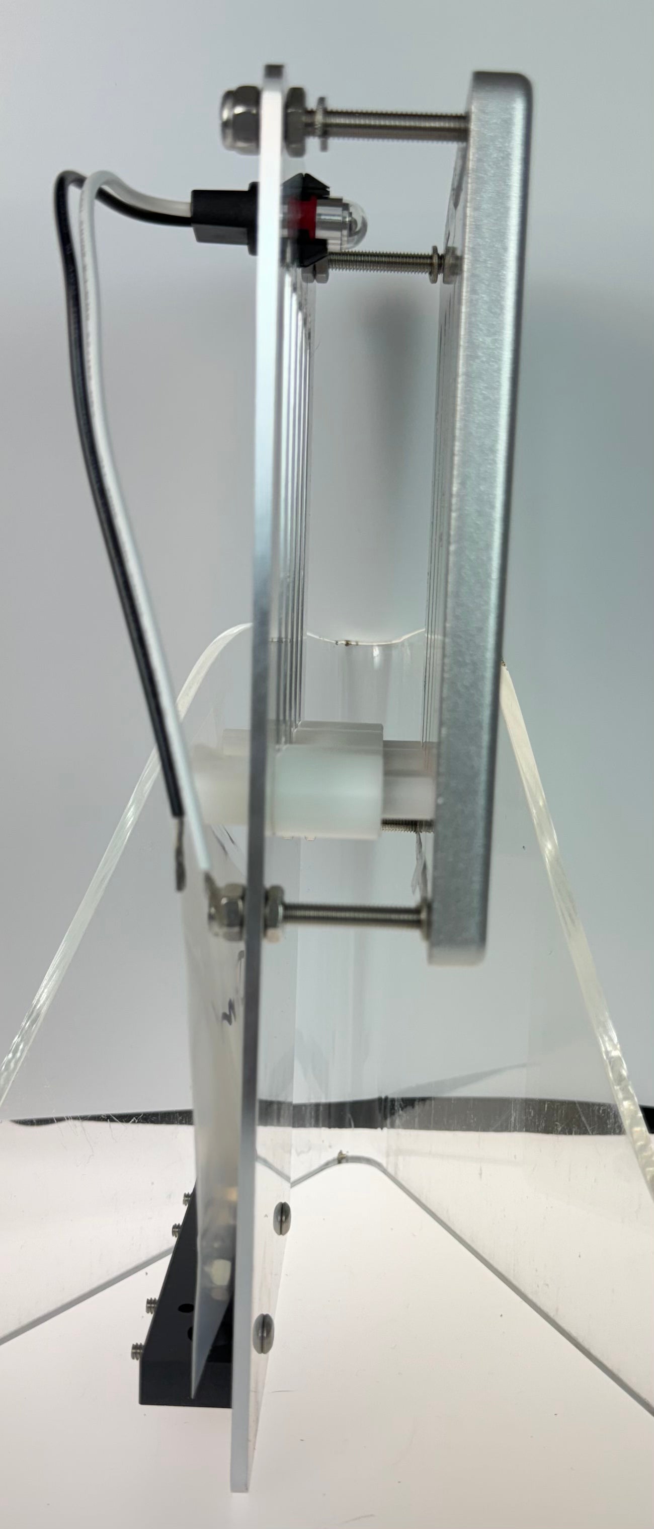 GAFFRIG PART #242 MECHANICAL INDICATOR, 2 DRIVES/2 TABS, MERCURY - CARD - PLATINUM DIAL BLUE