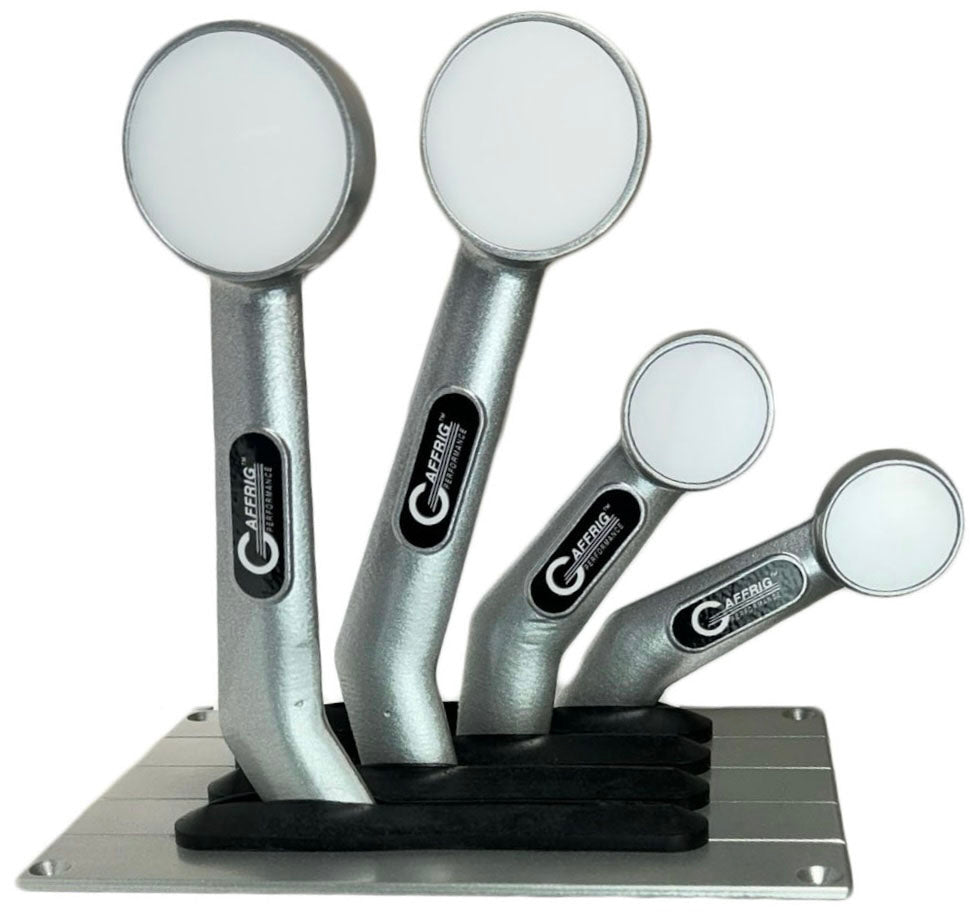 GAFFRIG PART #3114 4 HANDLE 2 SHIFT/ 2 THROTTLE LIGHTED CONTROL PLATINUM