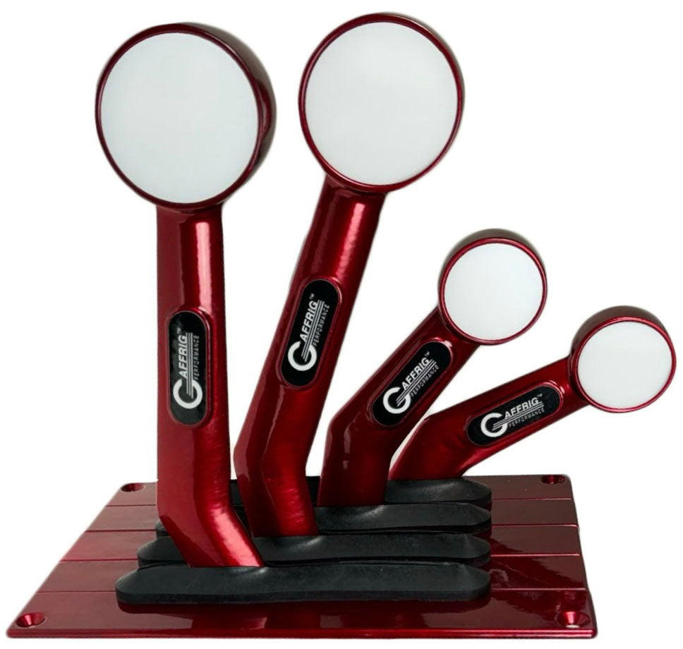 GAFFRIG PART #3114 4 HANDLE 2 SHIFT/ 2 THROTTLE LIGHTED CONTROL RED