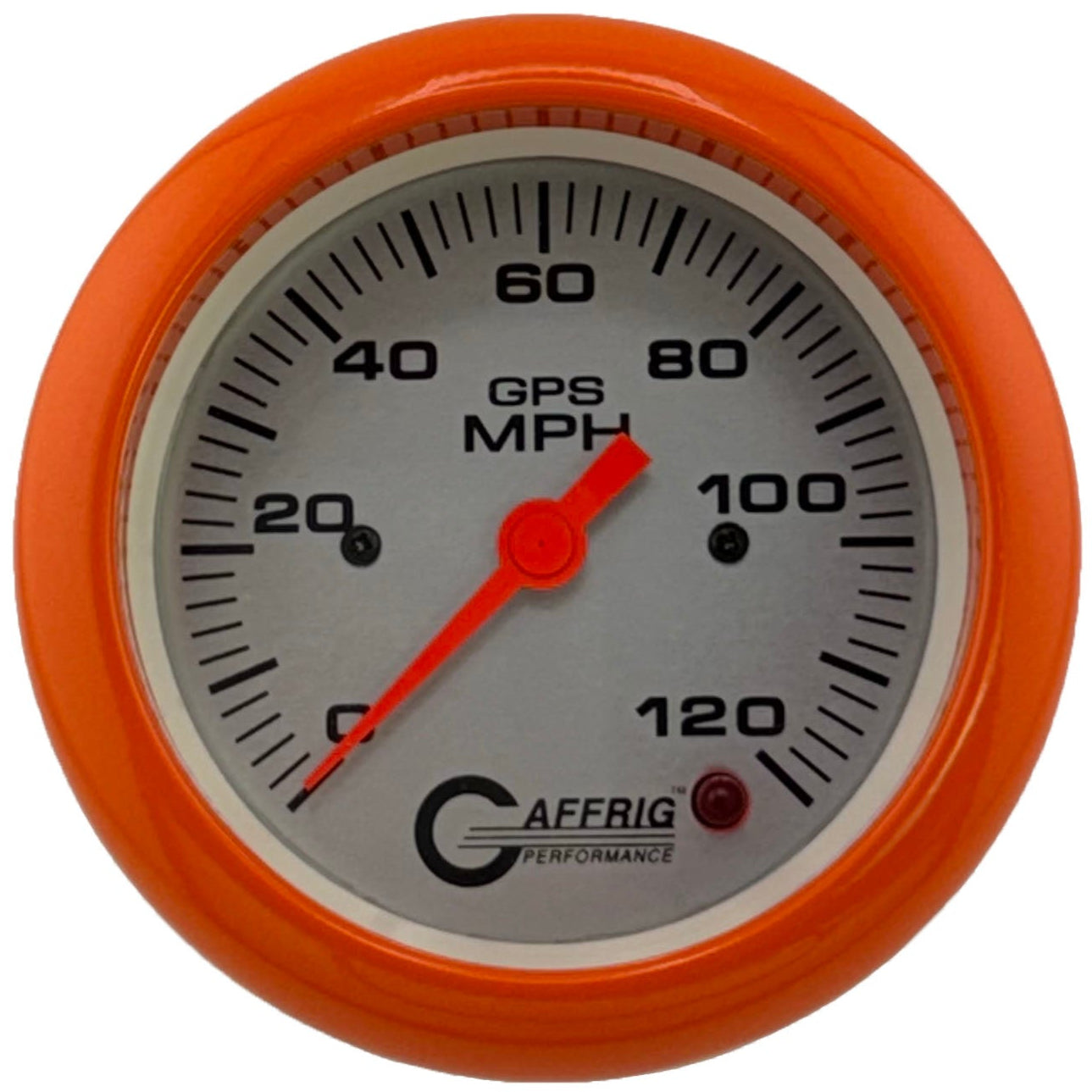 GAFFRIG PART #4556 3 3/8 INCH GPS ANALOG 120 MPH SPEEDOMETER GAUGE KIT PLATINUM