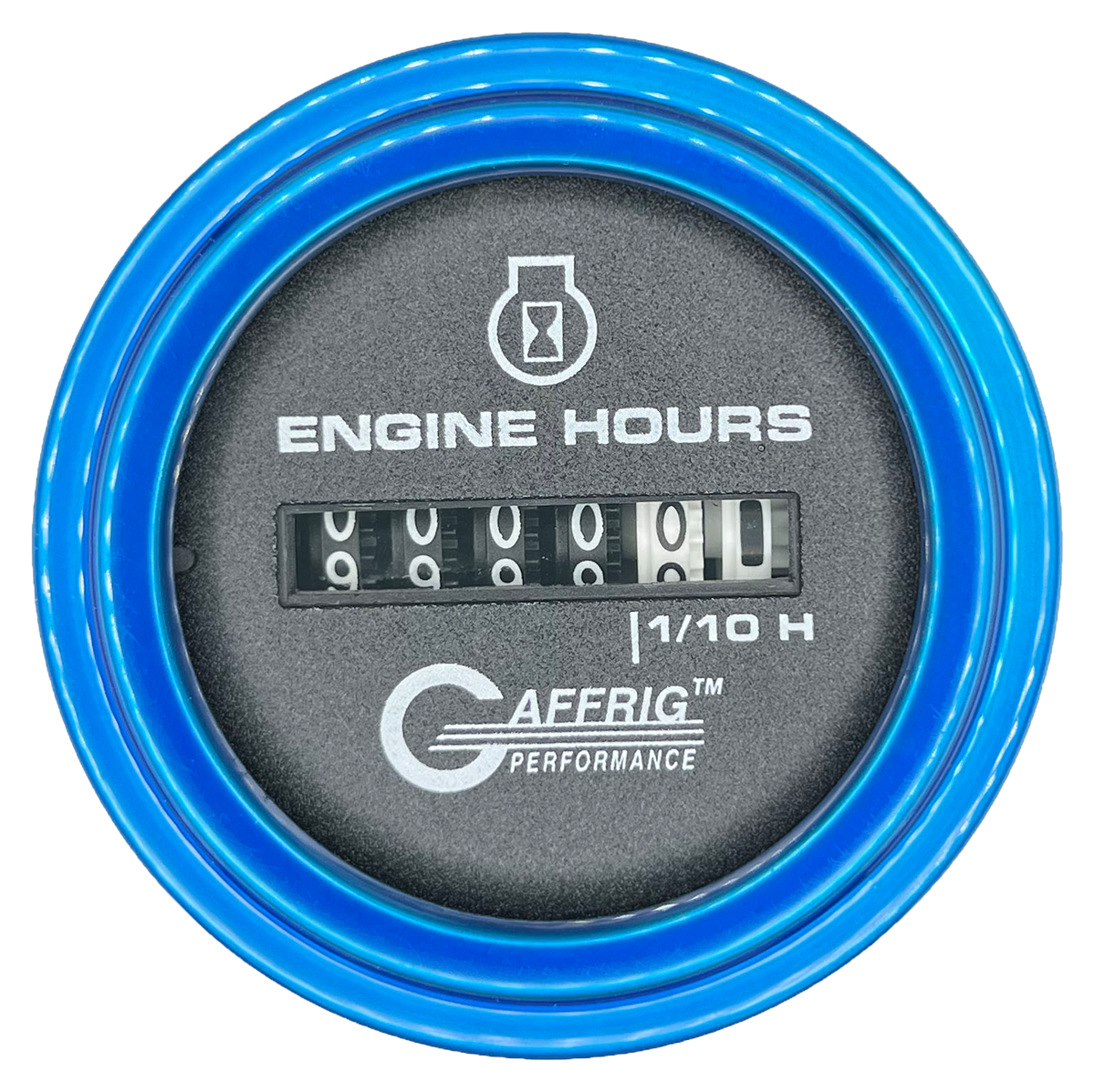 #5010 2 INCH ELECTRIC ENGINE HOUR METER Black Blue / Step
