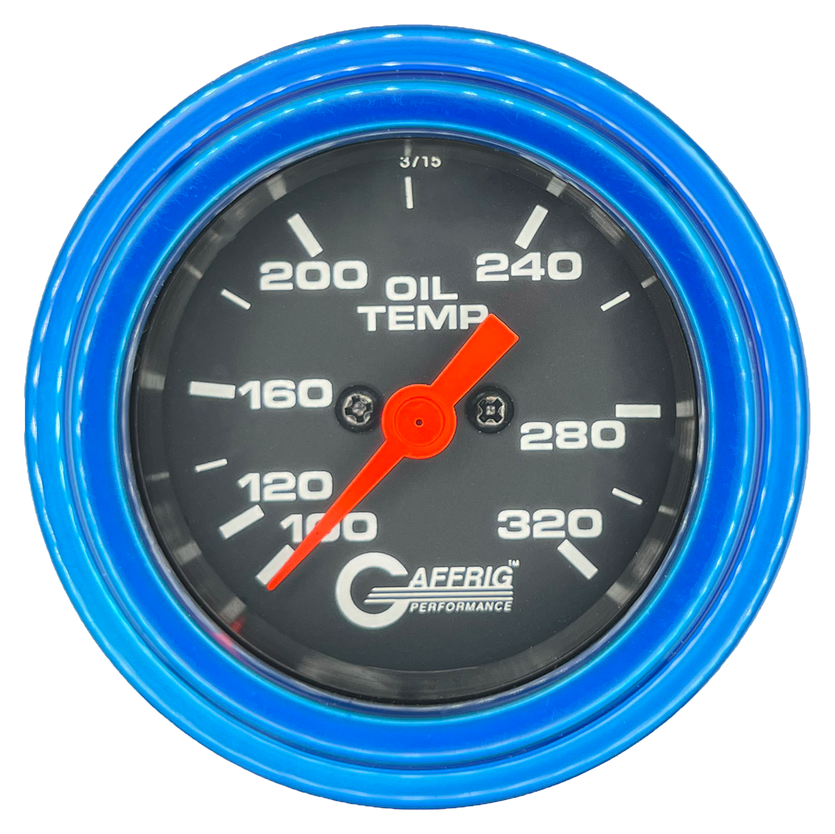 #5022 2 INCH ELECTRIC OIL TEMP. 100-320 F Black Blue / Step