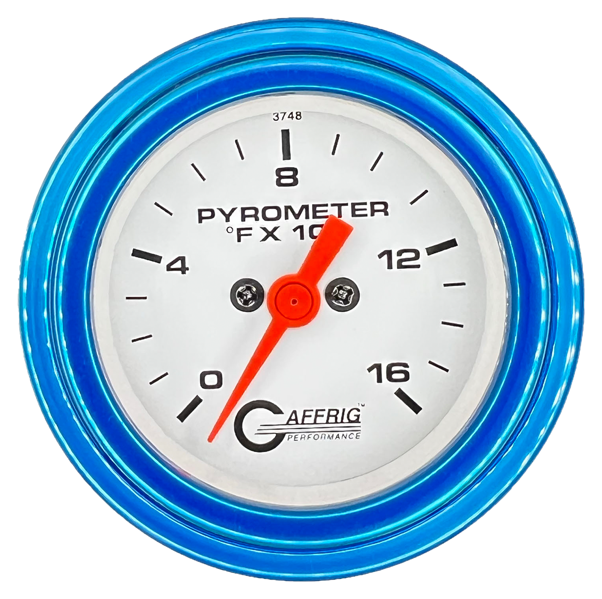 #5524 2 INCH ELECTRIC PYROMETER 0-1600 F White Blue / Step