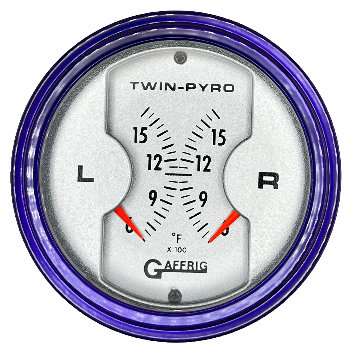 #6826 3 INCH MECHANICAL DUAL PLATINUM PYROMETER Purple / Step