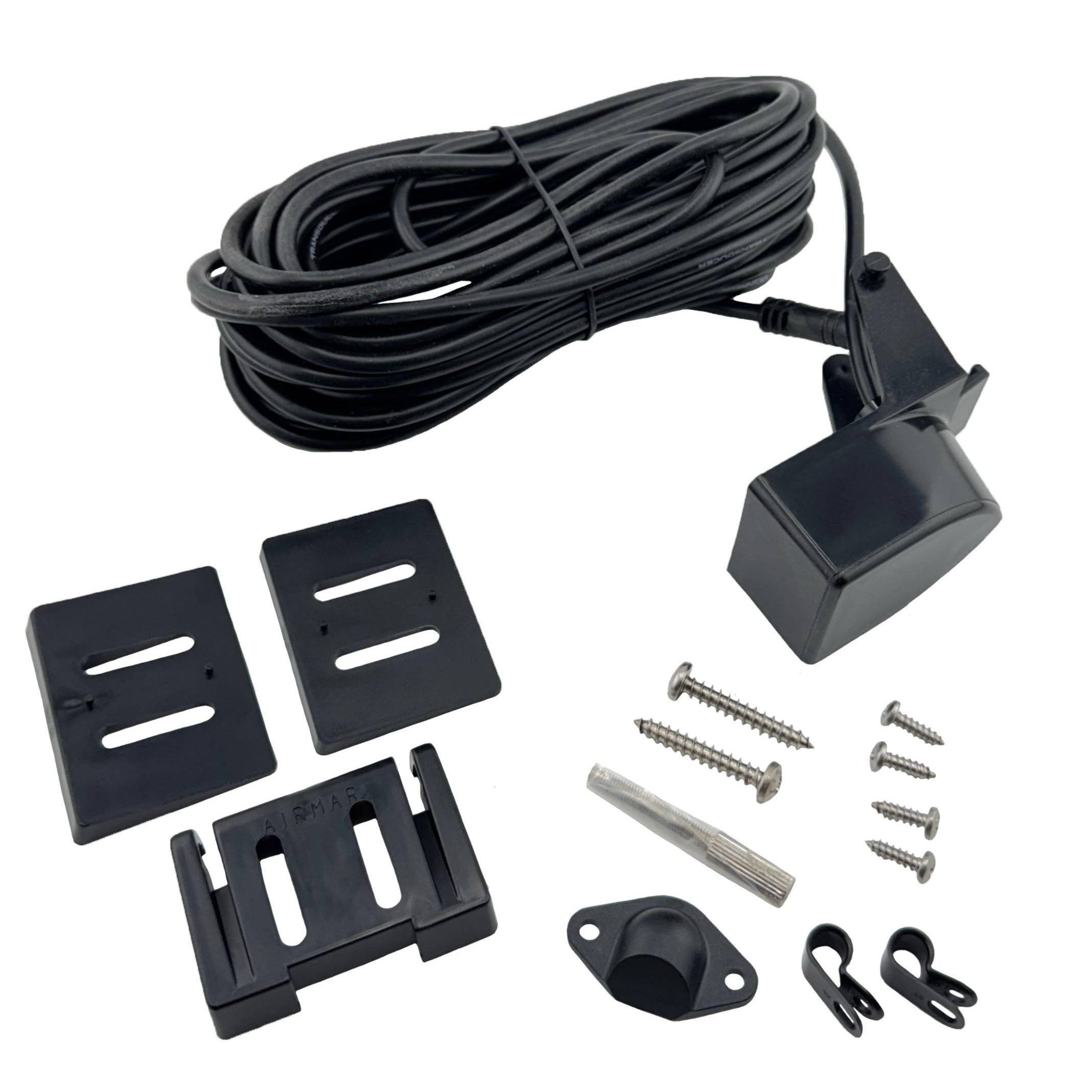 GAFFRIG PART #9257 AIR & WATER INTEGRATED SENSOR TRANSOM MOUNT TRANSDUCER KIT