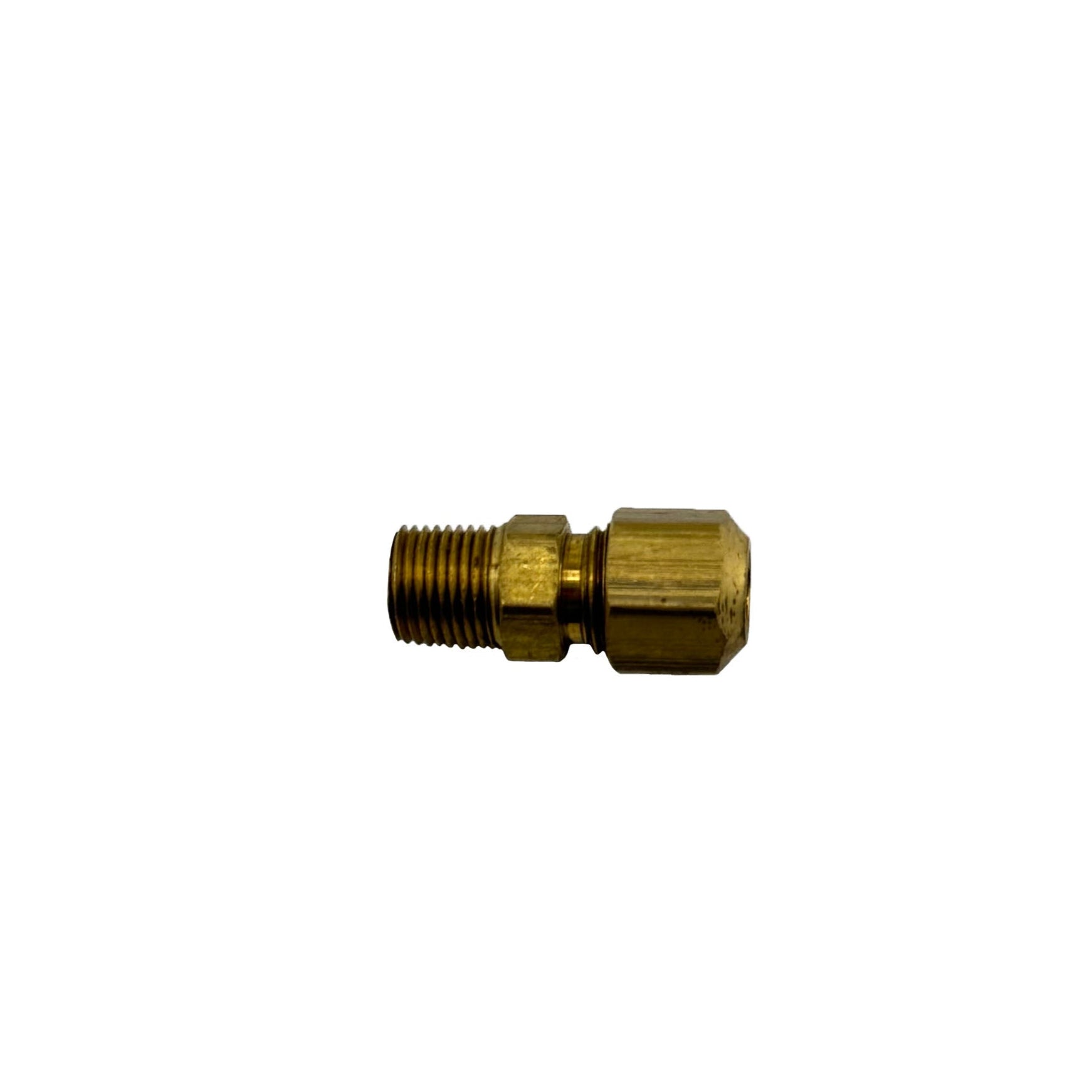 GAFFRIG PART #9265 BRASS COMPRESSION FITTING 1/8 INCH NPT X 1/4 INCH I.D. FOR STD. PROBE
