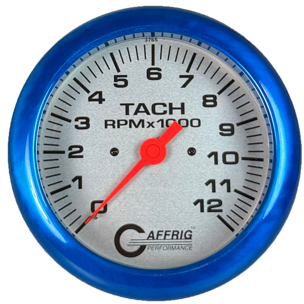 GAFFRIG PART #10021 4 5/8 INCH ELECTRIC TACHOMETER MARINE BOAT GAUGE 0-12000 RPM PLATINUM
