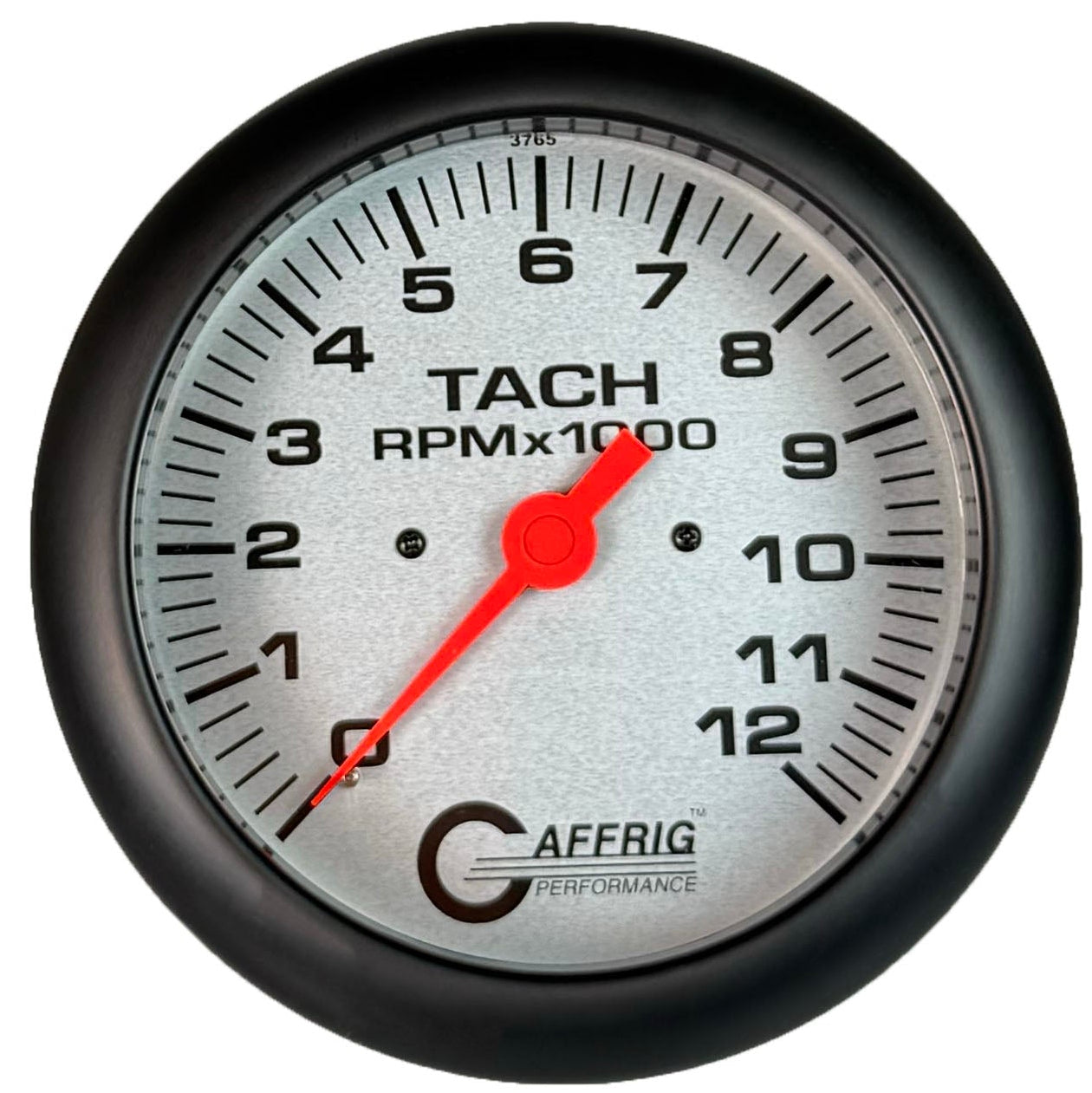 GAFFRIG PART #10021 4 5/8 INCH ELECTRIC TACHOMETER MARINE BOAT GAUGE 0-12000 RPM PLATINUM