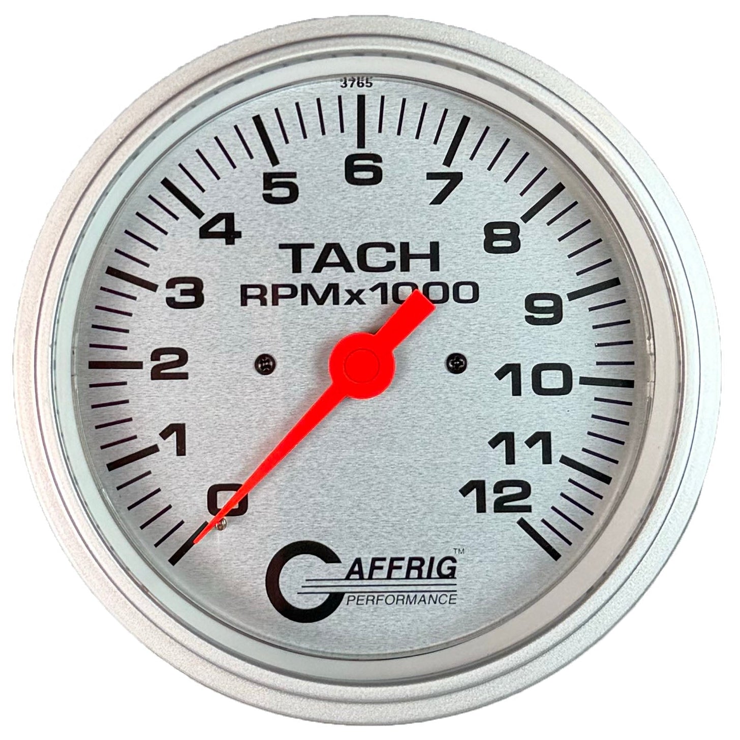 GAFFRIG PART #10021 4 5/8 INCH ELECTRIC TACHOMETER MARINE BOAT GAUGE 0-12000 RPM PLATINUM